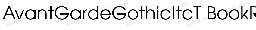 AvantGardeGothicItcT BookRo1字体转换